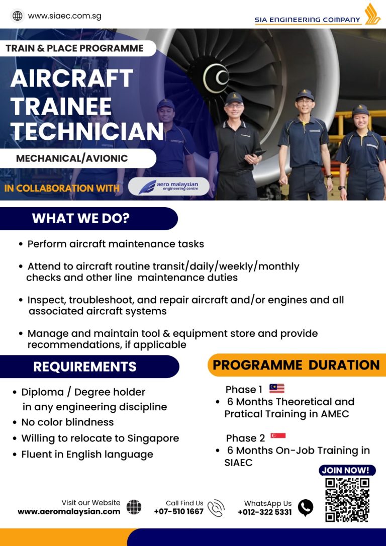 Hiring for Aircraft Trainee Technician